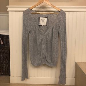 Abercrombie & Fitch Fur Blend Cardigan